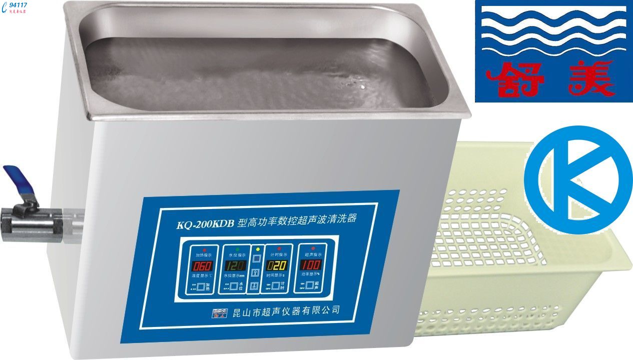 臺(tái)式高功率數(shù)控超聲波清洗器KQ-200KDB