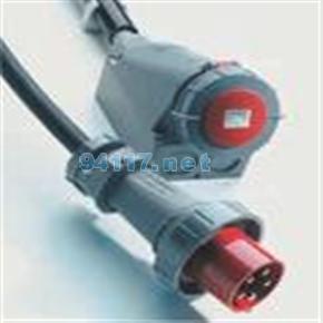 5608曼奈柯斯IP67帶開關(guān)和機(jī)械聯(lián)鎖插座400V 32A 5P，帶開關(guān)