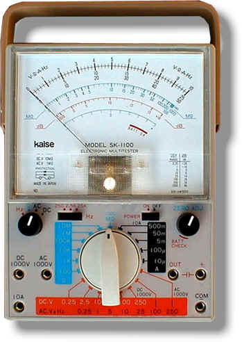 指針式模擬萬用表SK-1100日本凱世Kaise 指針式模擬萬用表SK-1100